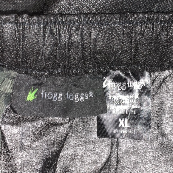 Frogg toggs NWT black Lightweight waterproof pro action rain pants size XL - Picture 6 of 6